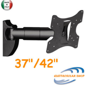 Supporto LCD 1 Snodo da 14 a 42 Pollici Portata Max 30Kg